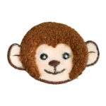 Термоаппликация Голова обезьяны цв. бежевый/кор, Prym