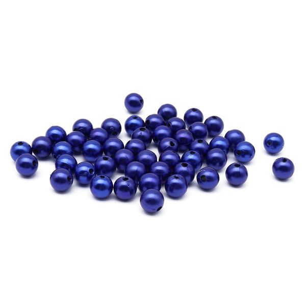 Бусины пластик (жемчуг) ⌀10 мм, 25 г, Astra&Craft (MH.КР.10.A33.02 синий)
