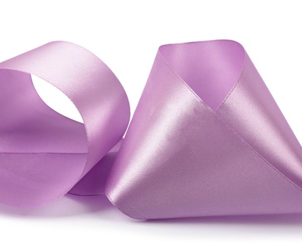 Лента атласная 1-сторонняя 75.0 мм / 33±2 метра, 153 лавандовый, Gamma