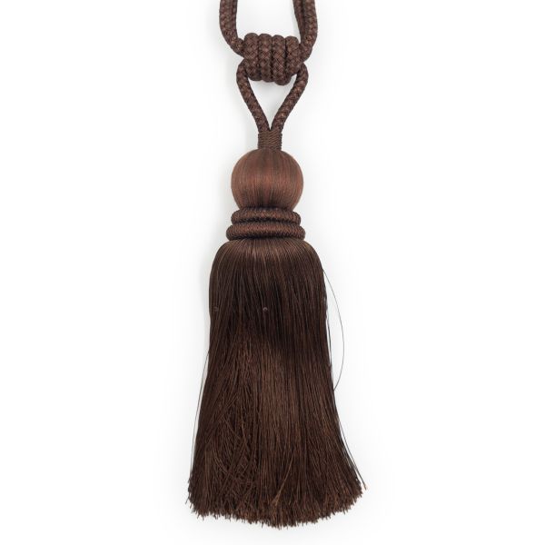 Кисти шторные 750.0 мм (общая) / 280.0 мм (кисть), 4 т.коричневый, 1 пара