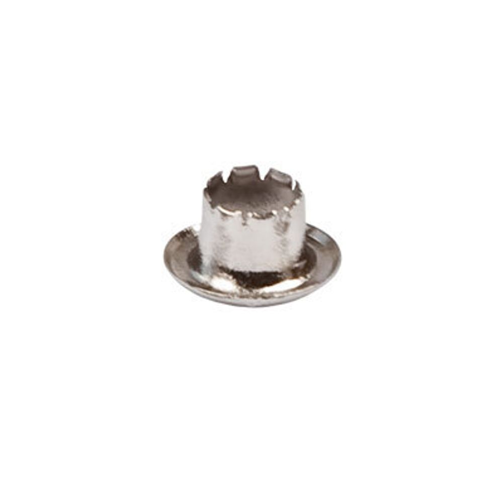 Блочки металл ⌀4 мм, 100 шт, 04 никель, Micron EFN-04
