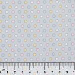 Ткань для пэчворка Peppy Молочные сны фланель, отрез 100х110 см, 175 г/м², МС-09 серый, Peppy