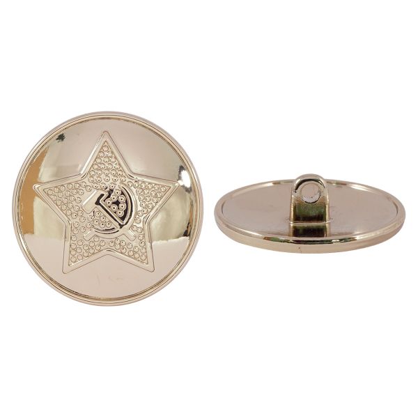 Пуговицы на ножке 40L, G, 72 шт