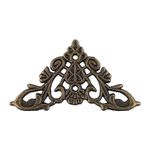 Накладка для шкатулок 3.5х3.5 см, 20 шт, 02 бронза, Mr.Carving