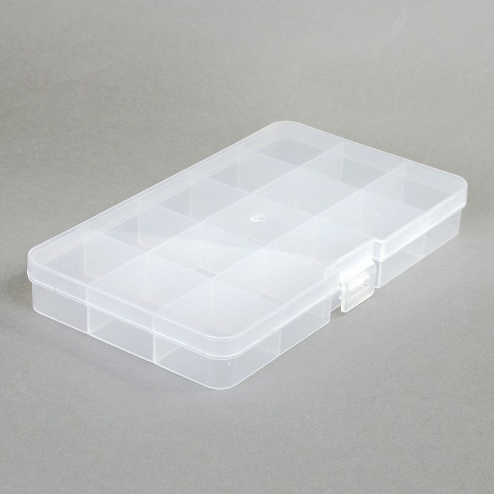 Контейнер для мелочей 17.7х10.2х2.3 см цв. в ассортименте