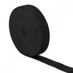 Резинка вязаная 45.0 мм / 40 метров, стандартная 3.9-4.3 г/п.м., черный