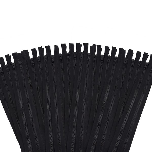 Молния трактор Arta Т6 (6 мм) 2 зам., разъем., 75 см, ОПТ. УП. 25 ШТ., 077 черный