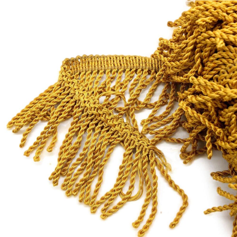 Бахрома отделочная 70.0 мм / 25 метров, 112 золотистый