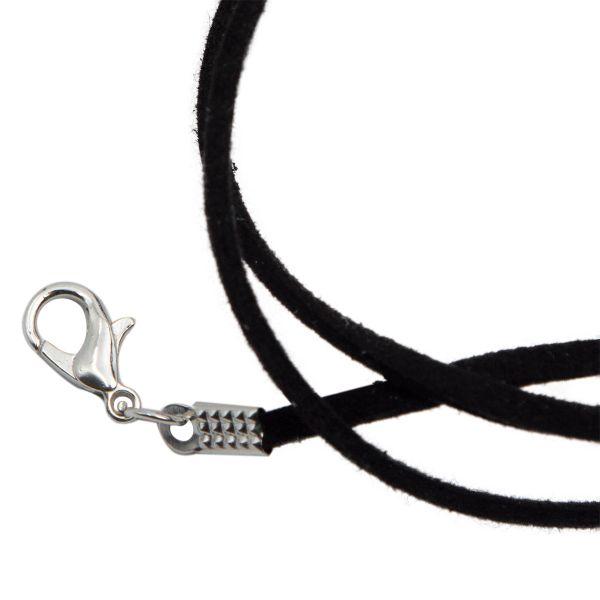 Шнур с замком замшевый, 2мм, 45см. Astra&Craft (6001 черный), 65237