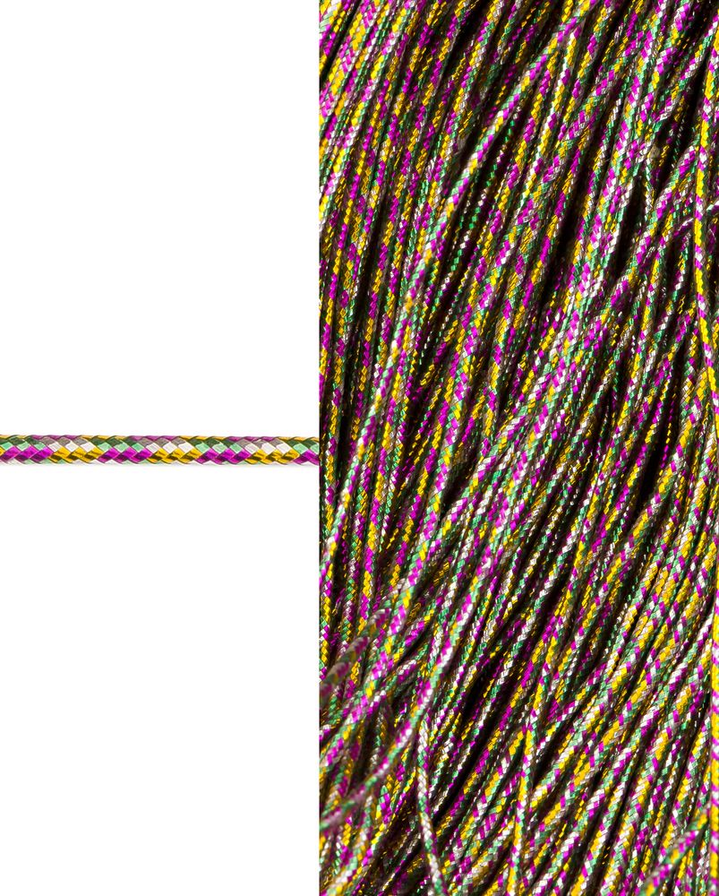 Шнур декоративный полиэстер 2 мм / 500 метров, 6023748