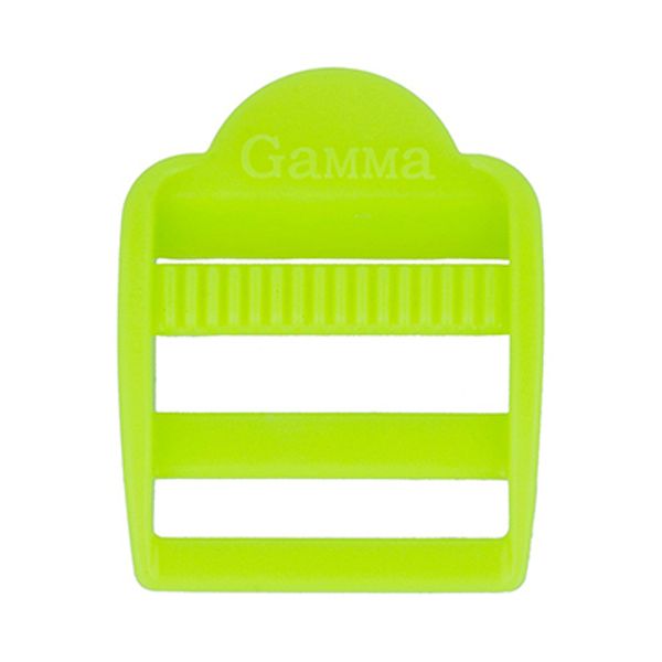 Пряжка регулировочная пластик 25 мм, 10 шт, 535 салатовый, Gamma SAM001