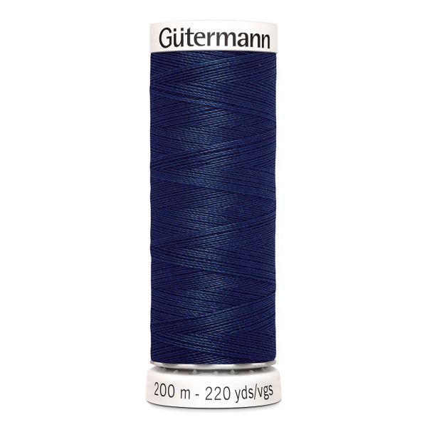Нитки универсальные Gutermann Sew-all, 200м, 011 грозовой синий, 5 катушек