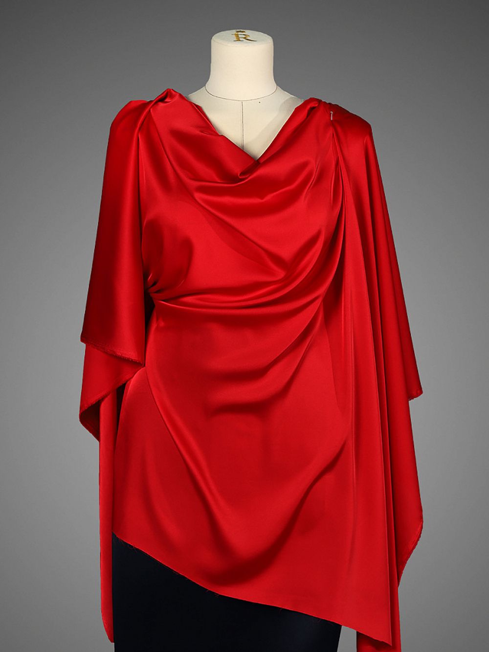 Шелк Армани 90 г/м², 150 см / 2 метра, TBYArm-109.2, цв.109 красный