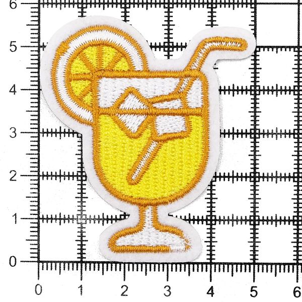 Термоаппликация Коктейль, 5х5.7см, Hobby&Pro