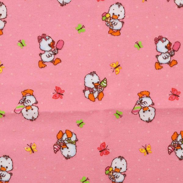 Ткань для рукоделия фланель набивная арт 514 гр рис 5448 вид 2 Утята, 45х50 см, Astra&Craft