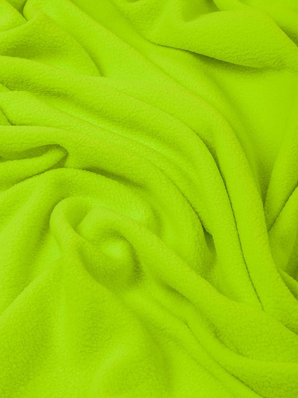 Флис 2-сторонний 190 г/м², 150 см / 2 метра, TBY-0059-229.2, цв.F229 неон желтый