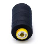 Нитка особо тонкая Gutermann Mara №150 (150/2), 5000 м, 713961, цв. 665 сине-черный, 1 катушка