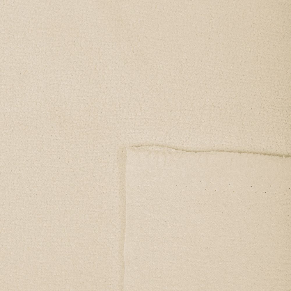 Флис 2-сторонний 190 г/м², 150 см / 2 метра, TBY-0059-103.2, цв.F103 молочный