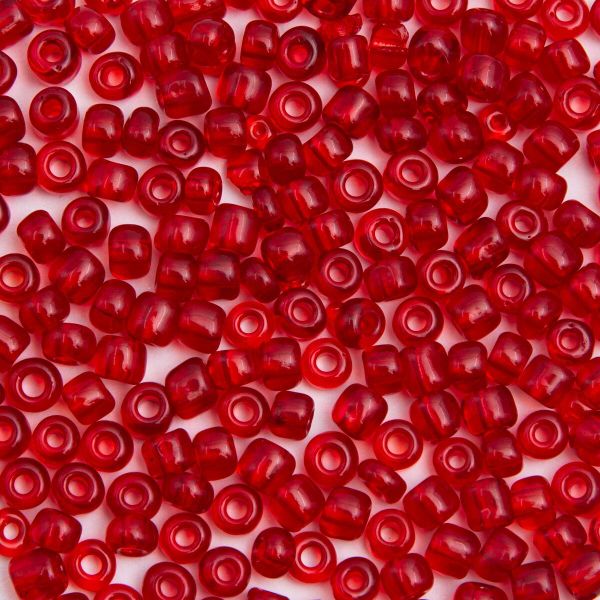 Бисер Astra&Craft 6/0 (4.1 мм), 150 г (10х15 г), цв. 5B бордовый/прозрачный