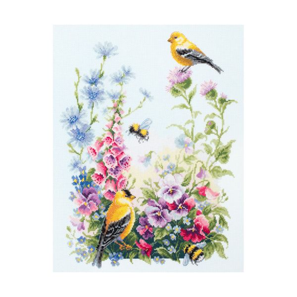 Набор для вышивания нитками Чудесная игла, Летняя песня 31х40см