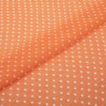 Ткань блузочная Chiffon 68 г/м², 200х147 см, 5 оранжевый/ белый, Gamma PC-05
