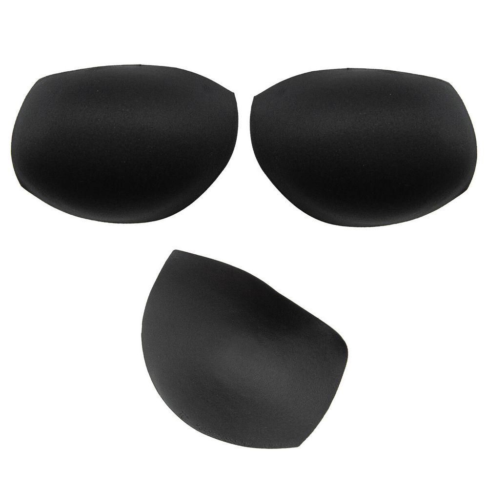 Бельевые чашечки для бюстгальтера б/уст., с равном. наполн., разм.36, 10 пар, 04-черный, 3810N