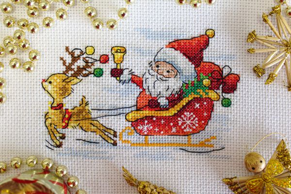 Набор для вышивания нитками МП Студия (Жар-птица), Навстречу чудесам, 10х13 см