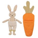 Набор для шитья игрушки Зайка в морковке 21 см, Miadolla OR-0412