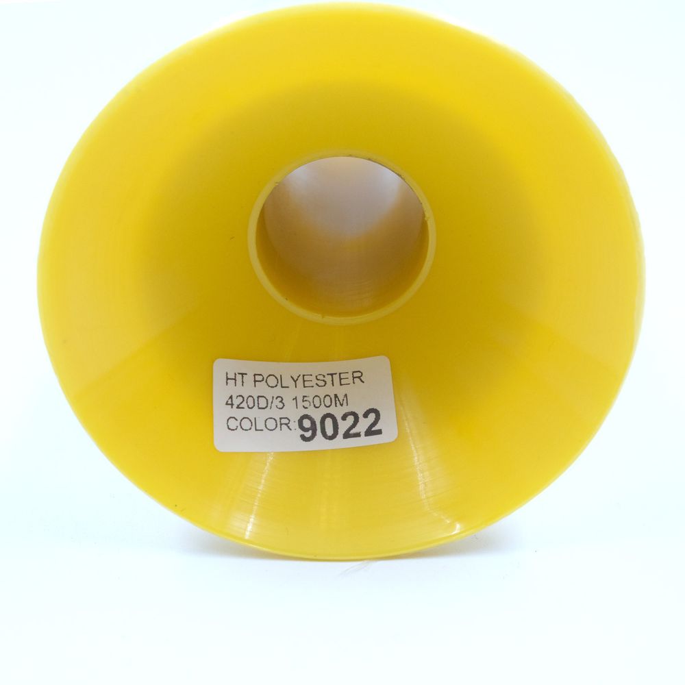 Нитки филаментные 420D/3, 1500 м, 100% п/э, Астра, 9022 белый