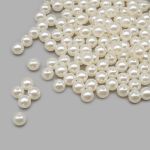 Бусины пластик (жемчуг) ⌀8 мм, 50 г, Astra&Craft (003 NL телесный)