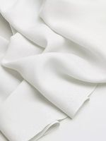 Штапель 110 г/м², 145 см / 2 метра, TBY-Vi-30-01.2, цв.01 белый