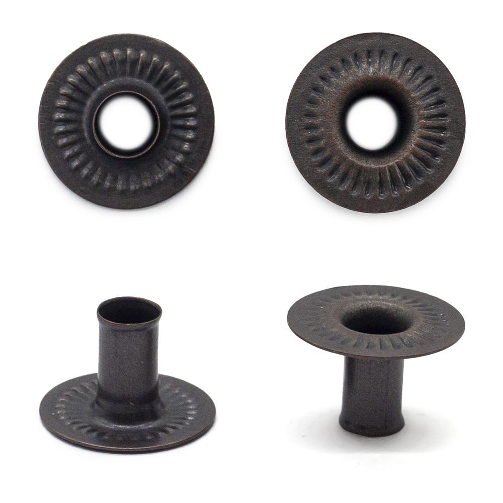 Часть кнопки Альфа (S-образная) ⌀11 мм (D-часть), темная медь.520, 100 шт, BIG