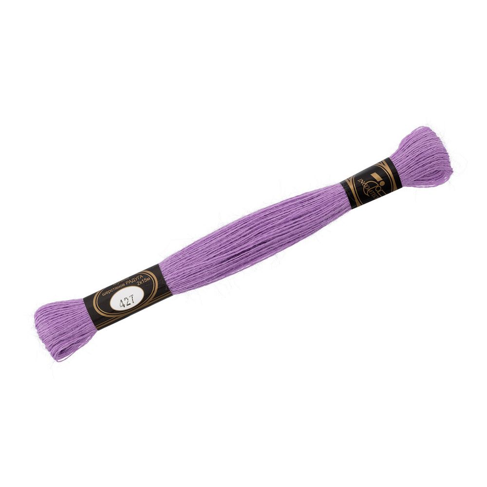 Мулине Радуга, цв.427 св. сиреневый, Россия, 8 мотков по 15 метров