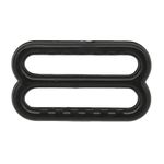 Рамки-регуляторы для бюстгальтера пластик 16.0 мм, черный, 100 шт