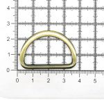Полукольцо литое металл 30.0 мм (in), (внешн. 36х25 мм), плоское, 10 шт, латунь ГР, 6888