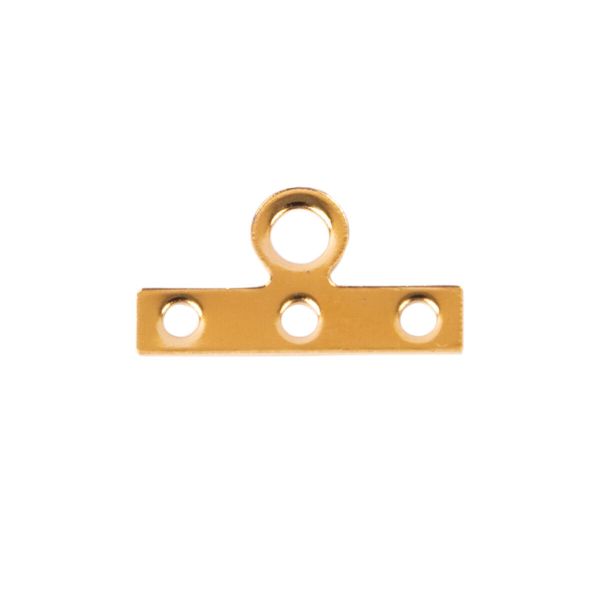 Держатель для нитей 7х14 мм, 50 шт, №01 золото, Zlatka DC-013