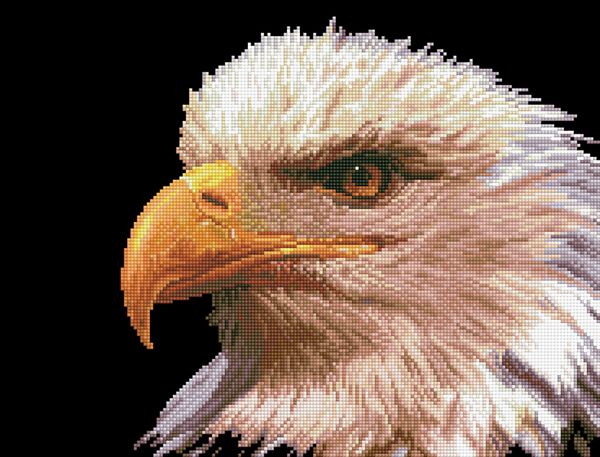 Алмазная (кристальная) мозаика Фрея, Орел, 52х39,5 см