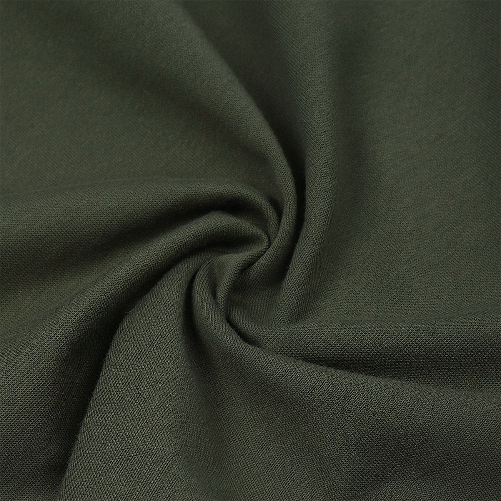 Футер 2-нитка петля поликоттон стрейч 220 г/м², 160 см / 3 метра, ФУТ2Х.TBY.ХЛ-ПЭ.S096.3, цв.S096 хаки