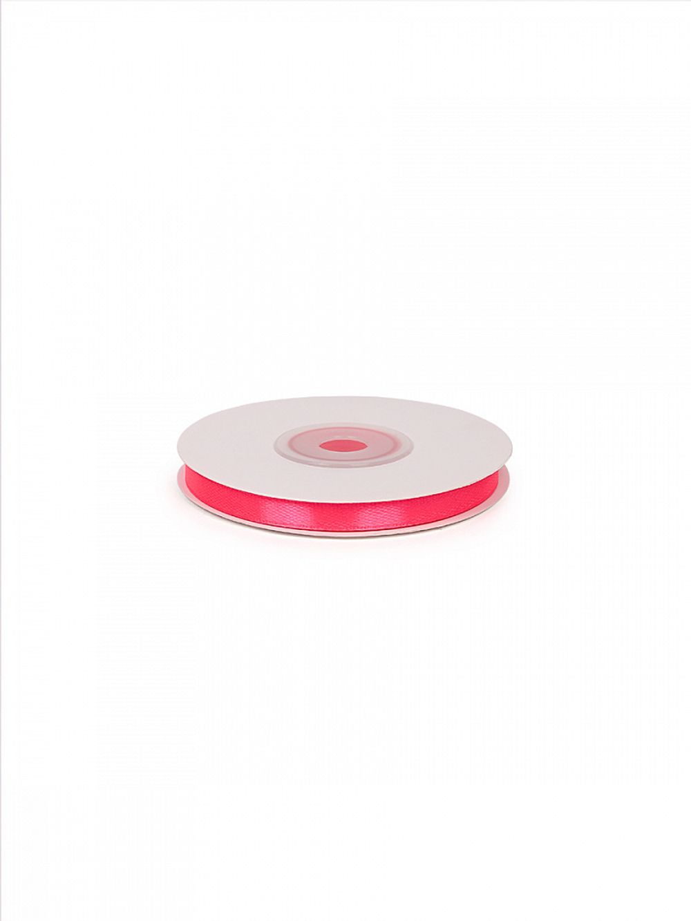 Лента атласная 1-сторонняя 6.0 мм / 22.5±1 метра, 3080 ярк.розовый, Magic4Hobby