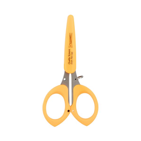 Ножницы рукодельные 11.5 см, оранжевые, Gamma ROS-03