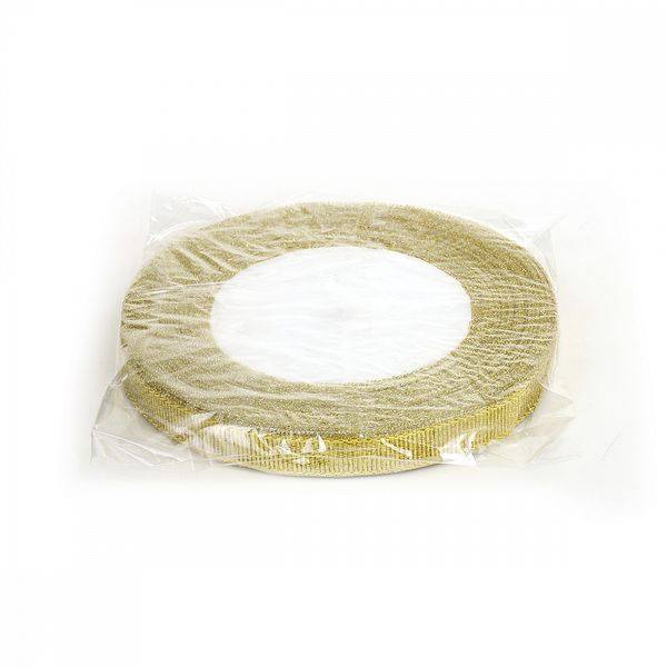 Лента металлизированная 12.0 мм / 22.85±1 метра, цв. золото Magic4Hobby