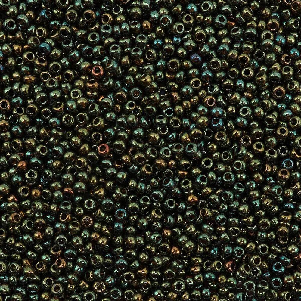 Бисер Preciosa металлик terra 10/0 (2.3 мм), круг.отв., 50 г, (19155)