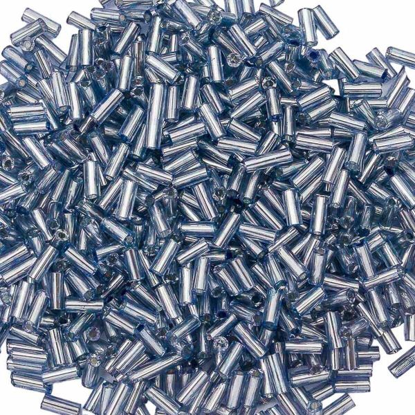 Стеклярус Astra&Craft 5 мм, 150 г (10х15 г), цв. 36 серо-лавандовый