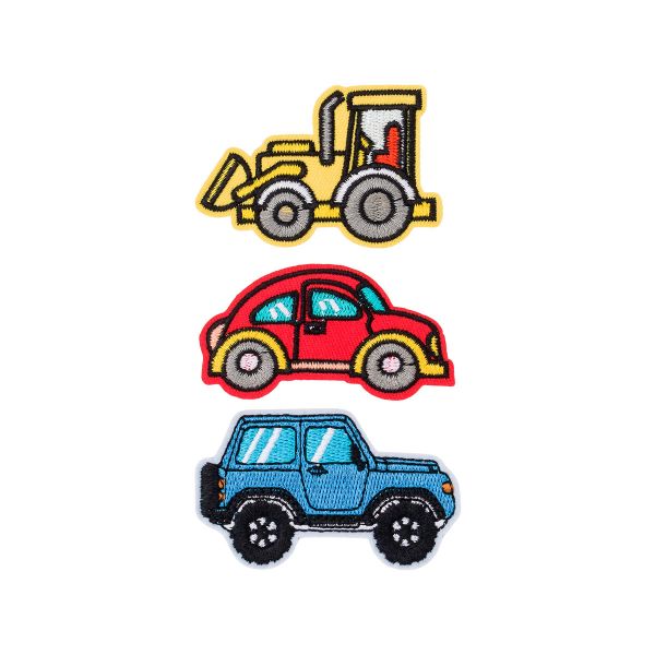 Термоаппликации Транспорт, 3 шт, Hobby&Pro