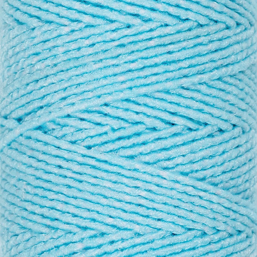 Нитки спандекс ⌀0.6 мм, набор 10 катушек по 25 метров, 255 голубой, Gamma ET-10