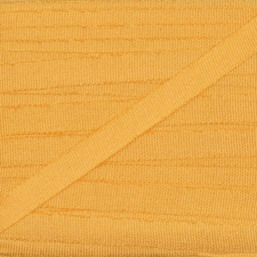 Лента (тесьма) шелковая 4.0 мм / 45.5±0.5 метров, №030 т.желтый, Gamma SR-4