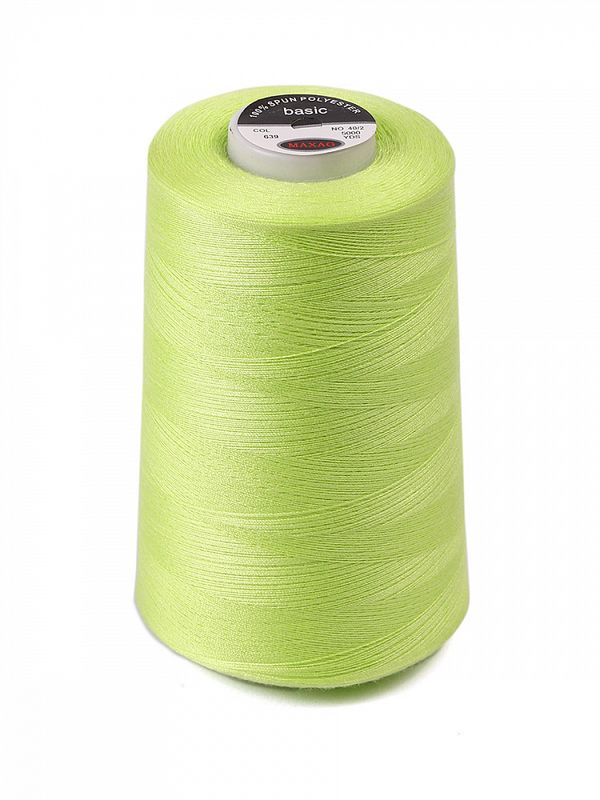 Нитки швейные Max 40/2, 4570 м (5000 ярд), 639 бл. салатовый / 1 бобина