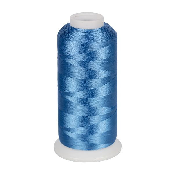 Нитки вышивальные Gamma V120/2, 5000 ярдов, 4570 м, 3315 св.синий