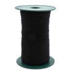 Тесьма (лента) киперная (100 х/б) 10 мм / 100 метров, черная