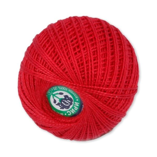 Пряжа ПНК им.Кирова Ирис / уп.20 мот. по 25 г, 150 м, 0904 т.малиновый